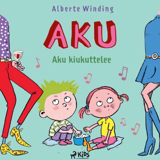 Portada del audiolibro «Aku 3 – Aku kiukuttelee», de Claus Bigum, Alberte Winding