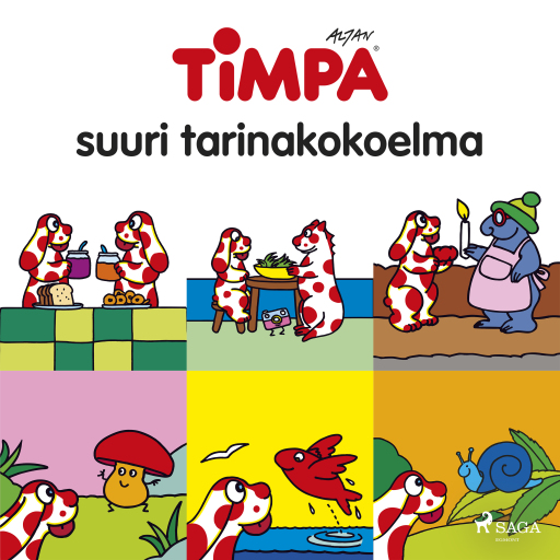 Portada del audiolibro «Timpa – suuri tarinakokoelma», de Altan