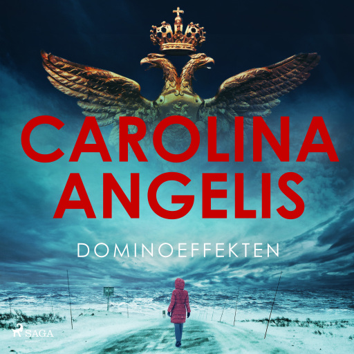 Portada del audiolibro «Dominoeffekten», de Carolina Angelis