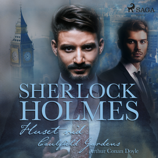 Portada del audiolibro «Huset vid Caulfield Gardens», de Arthur Conan Doyle