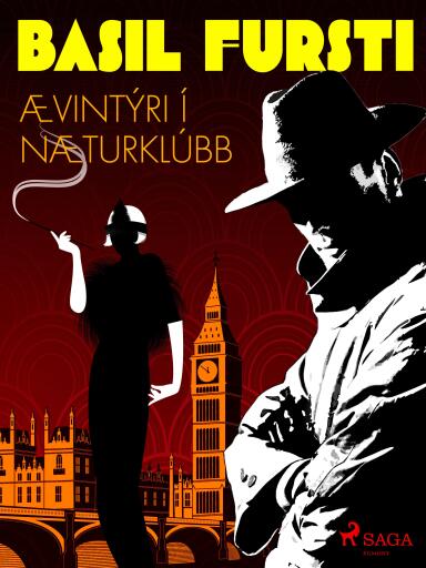 Portada del libro «Basil fursti: Ævintýri í næturklúbb», de Óþekktur