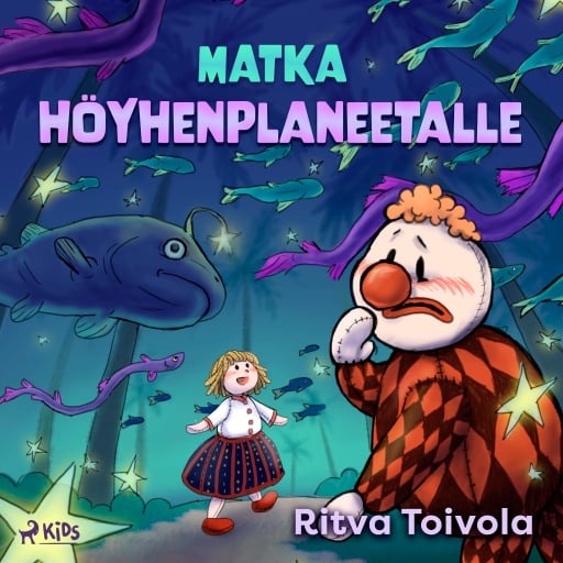 Portada del audiolibro «Matka Höyhenplaneetalle», de Ritva Toivola