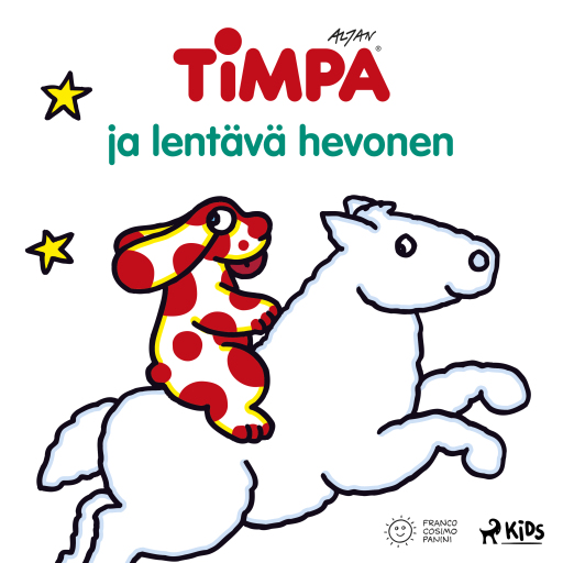 Portada del audiolibro «Timpa ja lentävä hevonen», de Altan