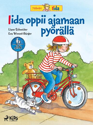 Iida oppii ajamaan pyörällä