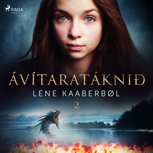 Portada del audiolibro «Ávítaratáknið», de Lene Kaaberbøl