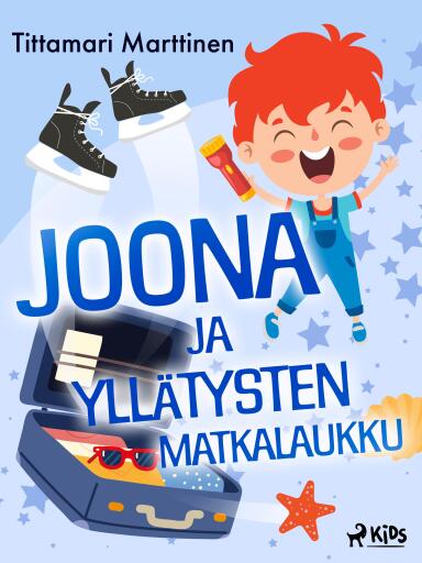 Portada del libro «Joona ja yllätysten matkalaukku», de Tittamari Marttinen
