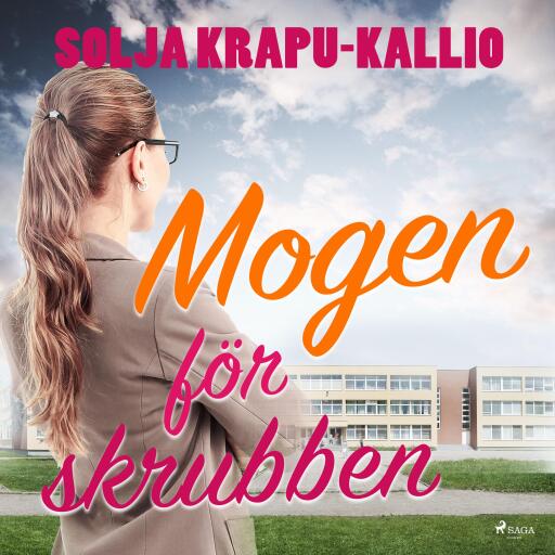 Portada del audiolibro «Mogen för skrubben», de Solja Krapu-Kallio