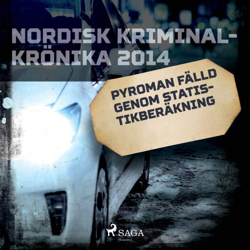 Portada del audiolibro «Pyroman fälld genom statistikberäkning», de Diverse