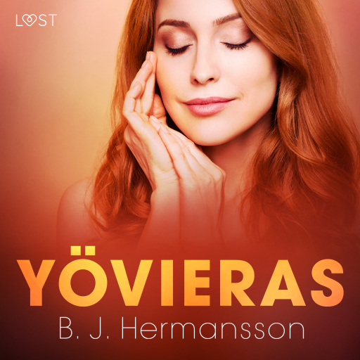 Portada del audiolibro «Yövieras – eroottinen novelli», de B. J. Hermansson