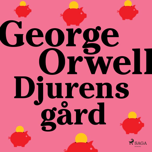 Portada del audiolibro «Djurens gård», de George Orwell