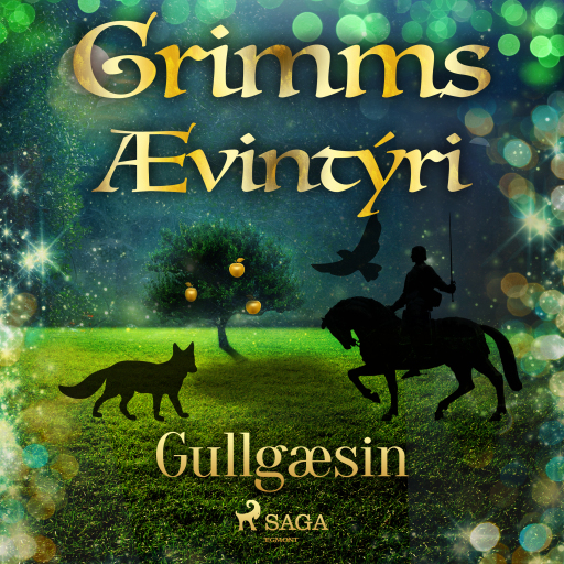 Portada del audiolibro «Gullgæsin», de Grimmsbræður