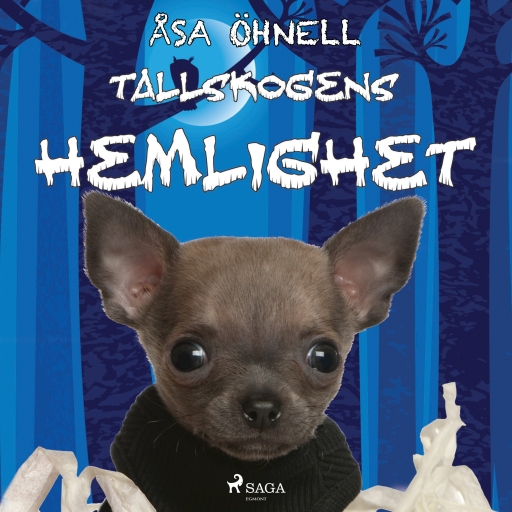 Portada del audiolibro «Tallskogens hemlighet», de Åsa Öhnell