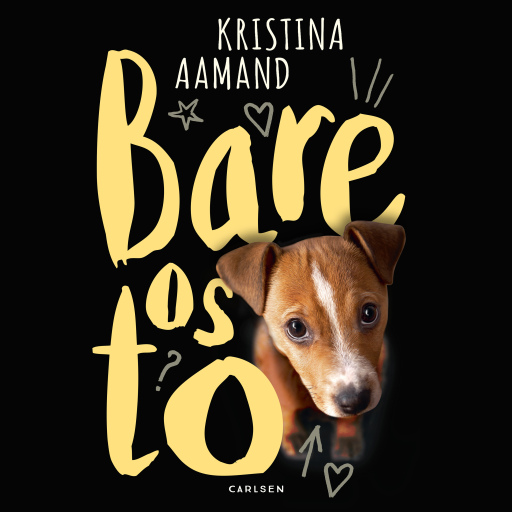 Portada del audiolibro «Hjerte af pap (3) – Bare os to», de Kristina Aamand