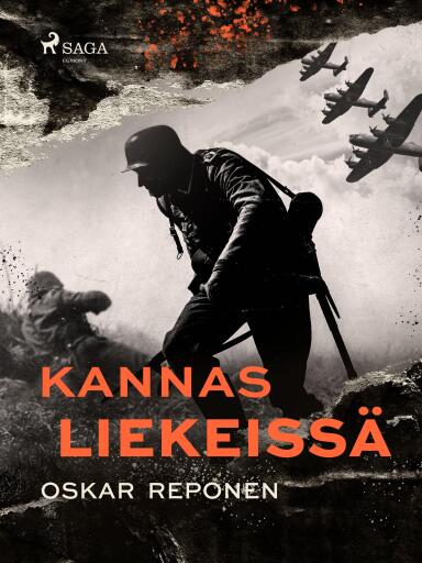 Portada del libro «Kannas liekeissä», de Oskar Reponen