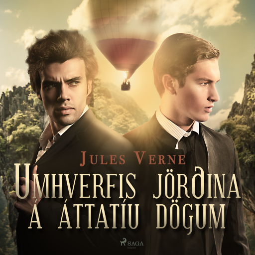 Portada del audiolibro «Umhverfis jörðina á áttatíu dögum», de Jules Verne