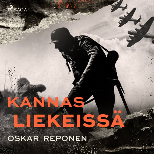 Portada del audiolibro «Kannas liekeissä», de Oskar Reponen