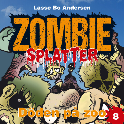 Portada del audiolibro «Döden på zoo», de Lasse Bo Andersen