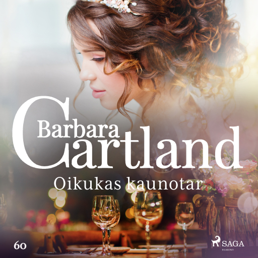 Portada del audiolibro «Oikukas kaunotar», de Barbara Cartland
