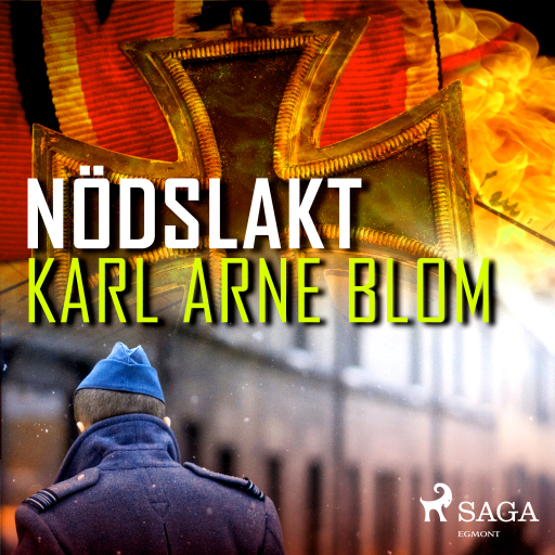 Portada del audiolibro «Nödslakt», de Karl Arne Blom