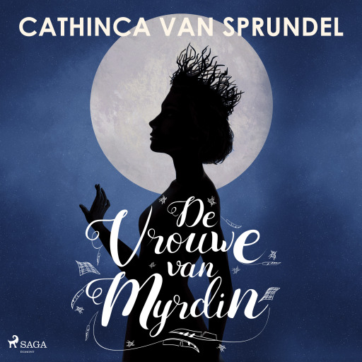Portada del audiolibro «De vrouwe van Myrdin», de Cathinca van Sprundel