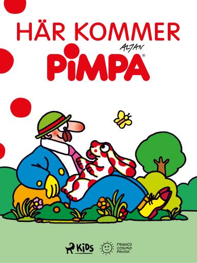 Portada del libro «Pimpa – Här kommer Pimpa», de Altan