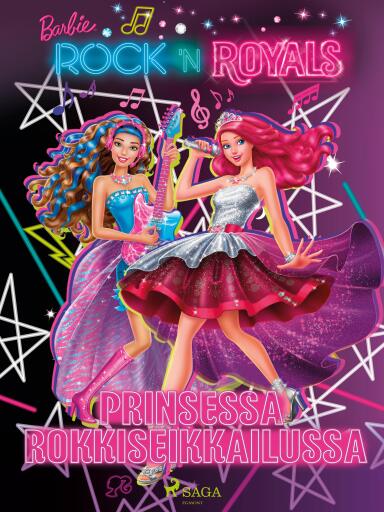 Portada del libro «Barbie - Prinsessa rokkiseikkailussa», de Mattel