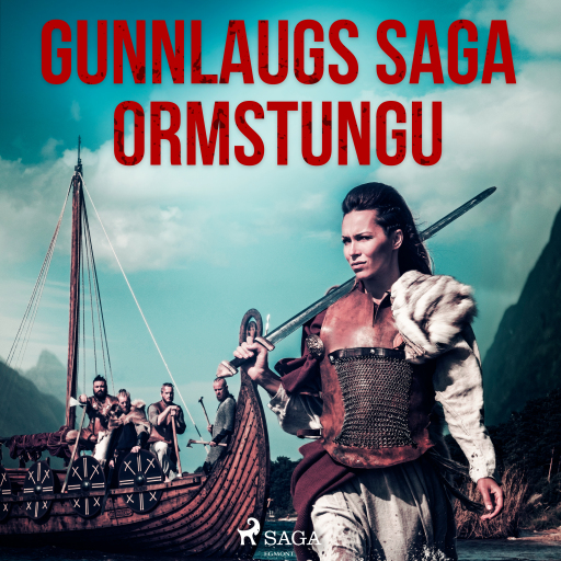 Portada del audiolibro «Gunnlaugs saga ormstungu», de Óþekktur