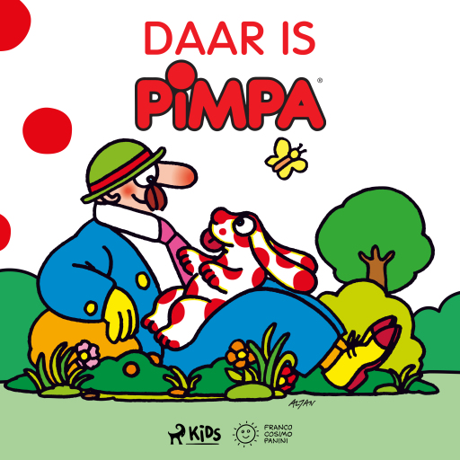 Portada del audiolibro «Pimpa - Daar is Pimpa!», de Altan