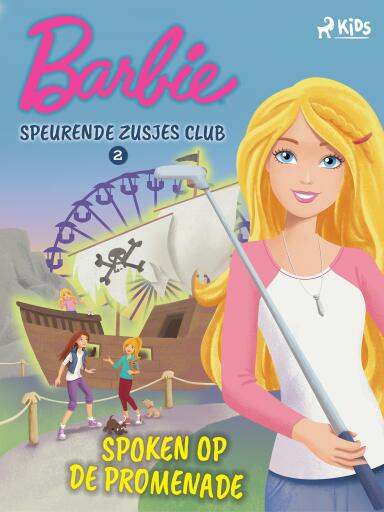 Portada del libro «Barbie Speurende Zusjes Club 2 - Spoken op de promenade», de Mattel