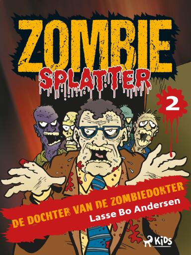 Portada del libro «De dochter van de zombiedokter», de Lasse Bo Andersen