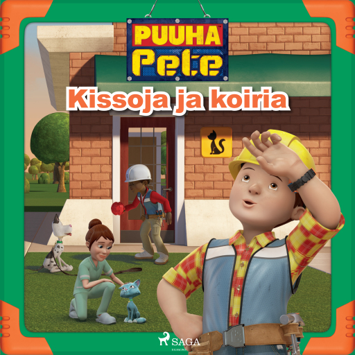 Portada del audiolibro «Puuha-Pete - Kissoja ja koiria», de Mattel