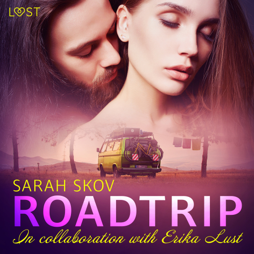 Portada del audiolibro «Roadtrip – eroottinen novelli», de Sarah Skov
