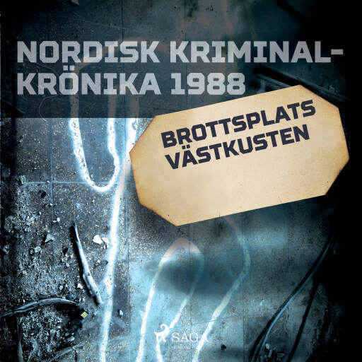 Portada del audiolibro «Brottsplats Västkusten», de Diverse