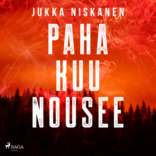 Portada del audiolibro «Paha kuu nousee», de Jukka Niskanen