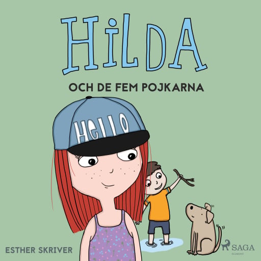 Portada del audiolibro «Hilda och de fem pojkarna», de Esther Skriver