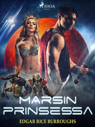 Portada del libro «Marsin prinsessa», de Edgar Rice Burroughs