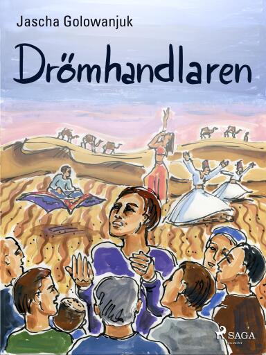 Portada del libro «Drömhandlaren», de Jascha Golowanjuk