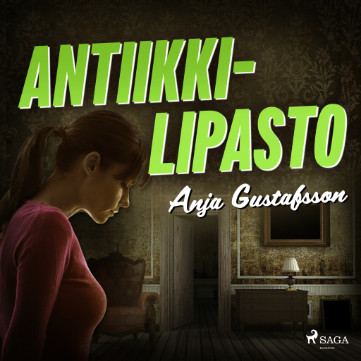 Portada del audiolibro «Antiikkilipasto», de Anja Gustafsson