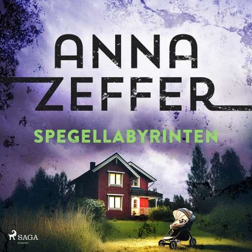 Portada del audiolibro «Spegellabyrinten», de Anna Zeffer