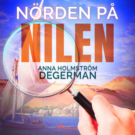 Portada del audiolibro «Nörden på nilen», de Anna Holmström Degerman