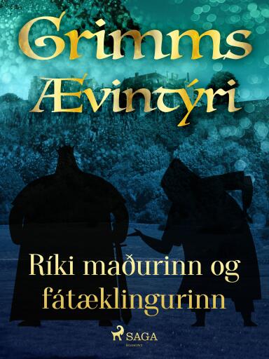 Portada del libro «Ríki maðurinn og fátæklingurinn», de Grimmsbræður
