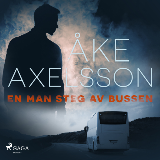 Portada del audiolibro «En man steg av bussen», de Åke Axelsson