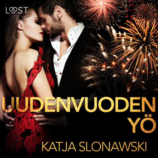 Portada del audiolibro «Uudenvuodenyö - eroottinen novelli», de Katja Slonawski