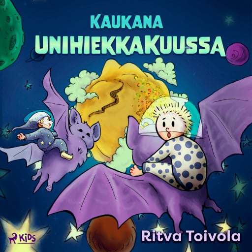 Portada del audiolibro «Kaukana Unihiekkakuussa», de Ritva Toivola
