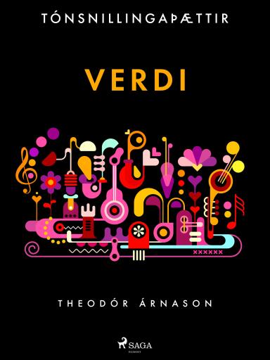 Portada del libro «Tónsnillingaþættir: Verdi», de Theódór Árnason