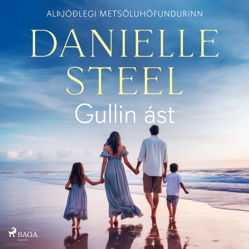 Portada del audiolibro «Gullin ást», de Danielle Steel