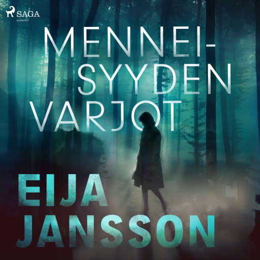 Portada del audiolibro «Menneisyyden varjot», de Eija Jansson