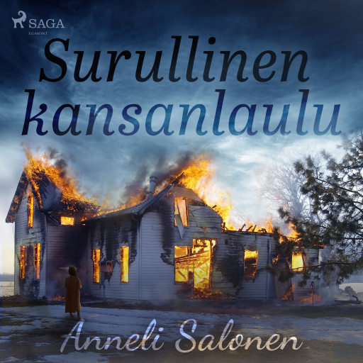 Portada del audiolibro «Surullinen kansanlaulu», de Anneli Salonen