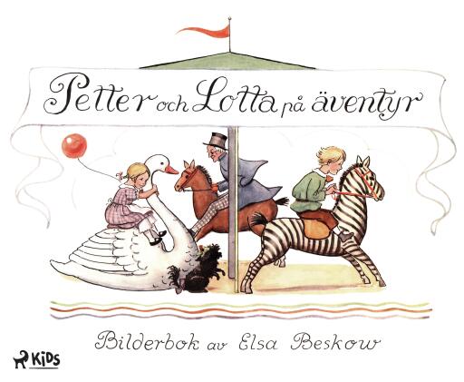 Portada del libro «Petter och Lotta på äventyr», de Elsa Beskow