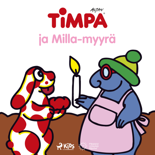 Portada del audiolibro «Timpa ja Milla-myyrä», de Altan